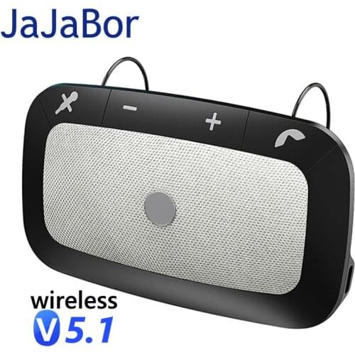 JaJaBor Wireless Audio Receiver Speakers Voice Broadcast Vibration Start Car MP3 Player Car Bluetooth-compatible Handsfree Kit