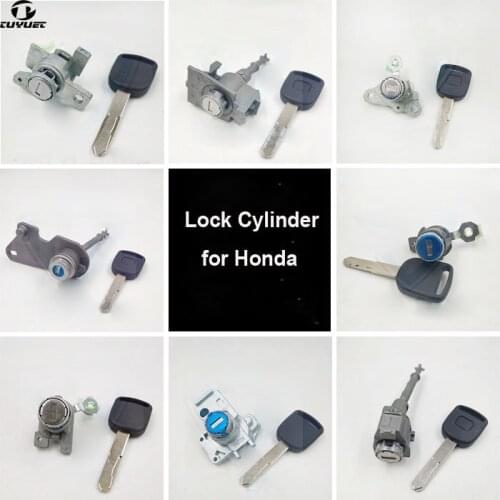 Car Lock Cylinder for Honda Accord fit City Odyssey crv VEZEL Left Door Lock Central Control Lock