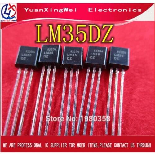 Free Shippng 1pcs/Lot LM35D LM35 LM35DZ LM35DZ/NOPB TO-92 Sensors IC