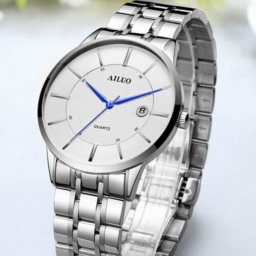 Luxury Brand France AILUO Couples Watches Japan MIYOTA Quartz Men Wristwatches Ultra-thin Watches Sapphire reloj mujer A7087M