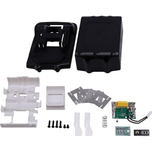 For Makita 18V BL1850 BL1830 Battery Case Kit with PCB Circuit Board LED Indicator Power Tools Battery Case(No Cell)
