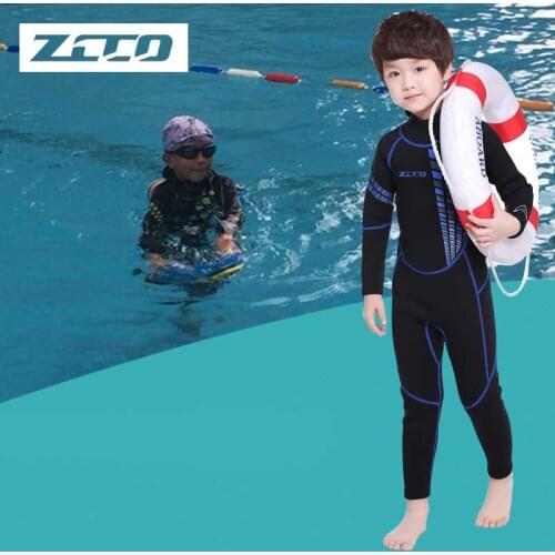 3MM Children Lycra Diving Wetsuits Girls UV Protection Swimsuit One Piece Short Sleeves Surfing Rash Guards Diving Suits