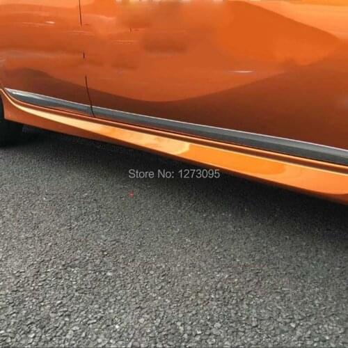 For Nissan Note E12 2017 2018 2019 2020 ABS Chrome Side Door Body Molding Trim Strip Protector Guard Cover Sticker Car Accessory