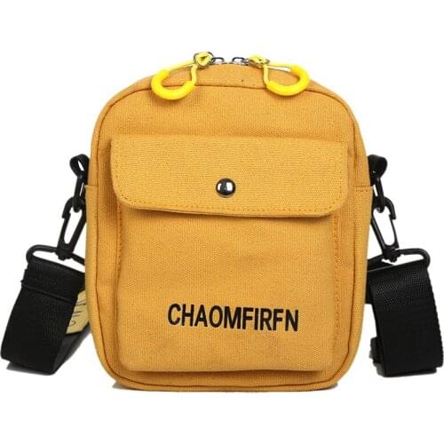 Women Bags Canvas Mini Shoulder Bag Fashion Casual Solid Color Small Crossbody Bags Women Purse Summer Outdoor Handbag For Women