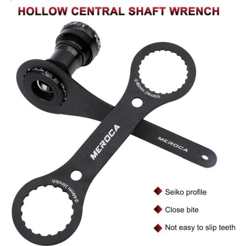 Bottom Bracket Wrench Removal Installation Tool Aluminum Alloy for Shimano BB51/BB52/BB70/BB71/RS500/MT500 Bicycle Repaire Tools