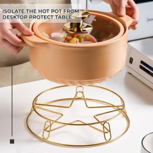 Multi-Use Pot Trivets Heavy Duty Stainless Steel Durable Pot Steaming Tray Pot Accessories For Kitchen JS22