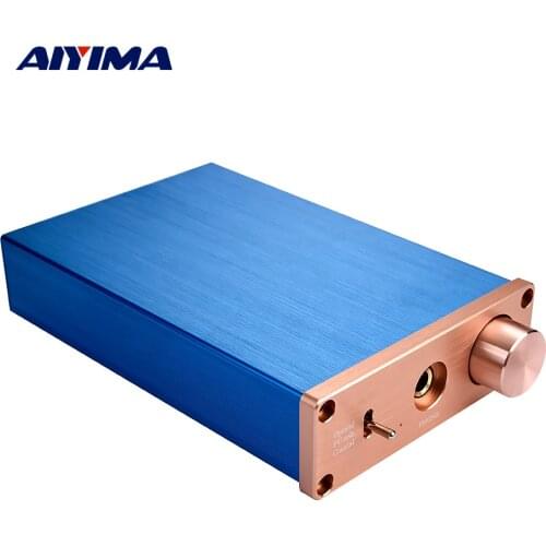 AIYIMA Portable Hifi Headphone Amplifier USB DAC Amp Digital Audio Interface 24BIT Lossless Decoding RCA Earphone Amplifier