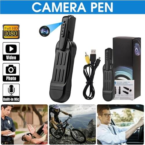 SAMTIAN HD 1080P Mini Pen Camera DVR DV Dash Cam Portable Wearable Body Camera Mini Secret Camcorder Sustainable Action Camera