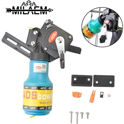 1 Pc Archery Fishing Reel Fish Shooter With Rope Bowfishing Tools for Compound Bow Recurve Bow Fishing Hunting Shooting Tackle