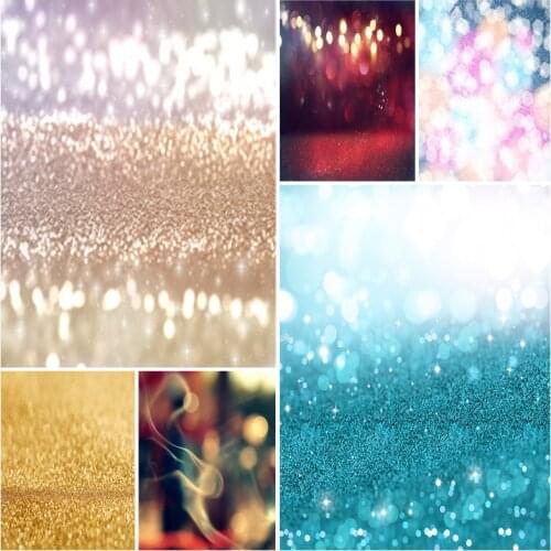 Light Bokeh Shiny Spots Glitters Baby Portrait Photography Backgrounds Birthday Wedding Photo Studio Backdrops 210402GMB-02