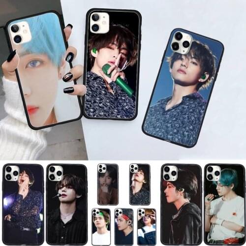 Kim V Taehyung kpop idol high quality luxury Phone Case coque for iPhone 11 12 pro XS MAX 8 7 6 6S Plus X 5S SE 2020 XR