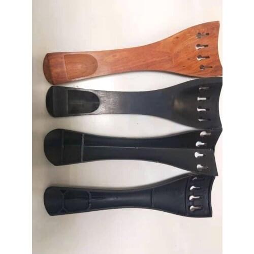 1 PC Double Bass Tail Piece 3/4 Size Ebony Rosewood Aluminum and Carbon Fiber Tailpiece
