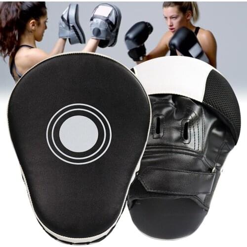 1Pc Thickened Arc Hand Boxing Target Gym Training Thai Muay Sanda Karate MMA Punching Mitt Shield