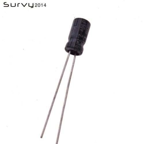 20/100PCS 2.2uF 50V 105C 4x7 Aluminum Electrolytic Capacitor New diy electronics