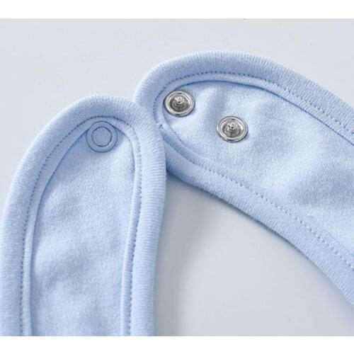 3Pcs Newborn Baby Toddler Bibs Solid Color Saliva Towel Feeding Burp Cloth Scarf 63HE