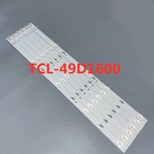 40PCS/LOT LED STRIP 49U3600C 49U2200 49L26CNC 47.5CM 5LED 3V LCD Light Bar 4C-LB490T-TH7 TCL-49D1600-3030