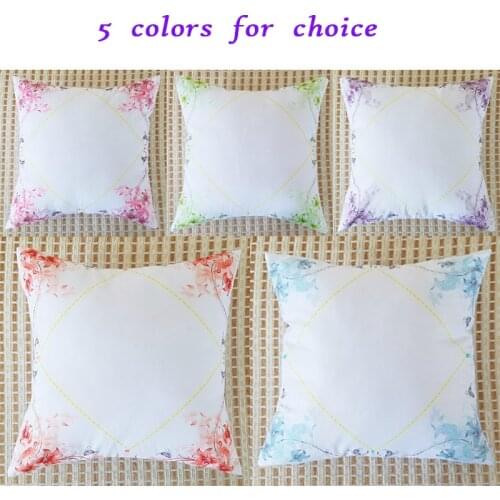 5pcs Blank Sublimation Pillowcase Wholesale Lace For Dye Sublimation INK Print DIY Gifts Heat Press Printing Transfer Print
