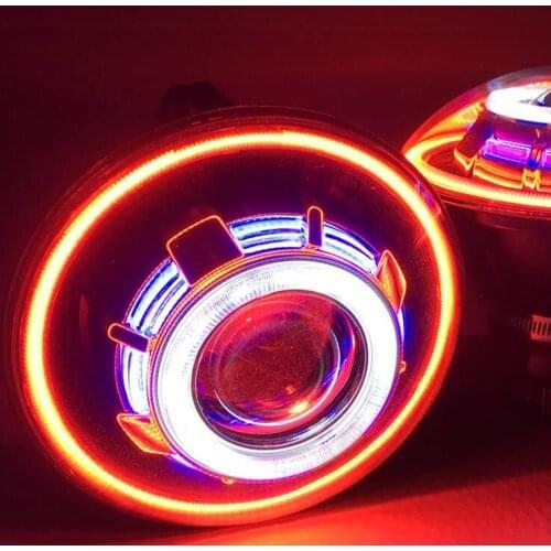 7 Inch Round Headlamp 40w Led Driving Headlight for Jeep Wrangler JK Lantsun J238C