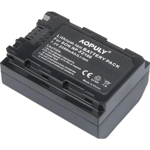1 Pcs NP-FZ100 NP FZ100 Camera Battery for Sony A9 / A7R III / A7 III / ILCE-9 ILCE9 ILCE-7RM3 ILCE-7M3 Mark III as NPF100