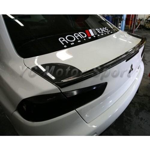 Car Accessories Carbon Fiber RA Style Trunk Spoiler Fit For 2008-2012 Evolution X EVO 10 Rear Wing Ducktail