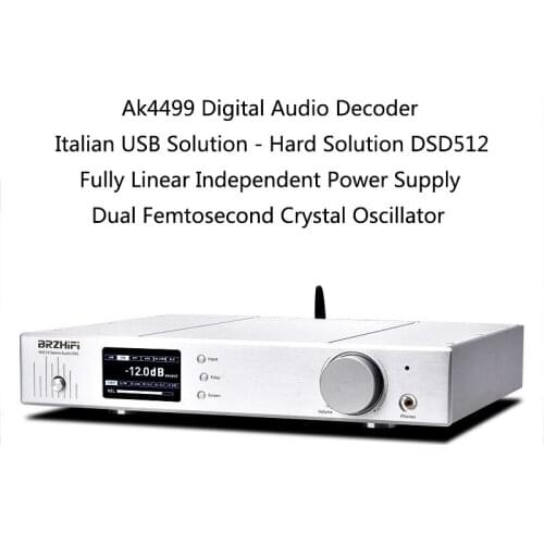 AK4499 Chip Fully Balanced Digital Audio Decoder Hard Solution DSD512 AMP HIFI Wireles Stereo DAC Headphone Integrated Machine