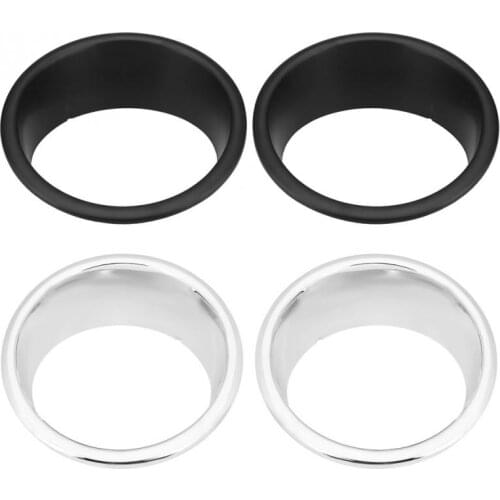 For Jeep Wrangler 2008-2017 Pair of Front Headlight Head Light Lamp Cover Trim Bezel