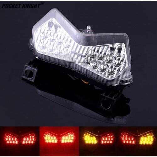 For Kawasaki ZX-6R ZX6R 2003 2004 Z750 2003-2006 Z1000 2003-2005 03 Motorcycle LED rear taillights brake tail turn signal light