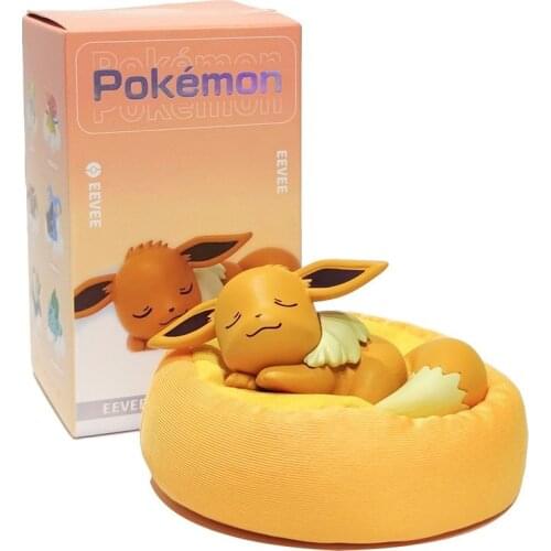 Takara Tomy 6 Styles Pokemon Venusaur Sleep Pikachu Ornaments Tide Starry Dream Series Figures Dolls Cartoon Brand Birthday Gift