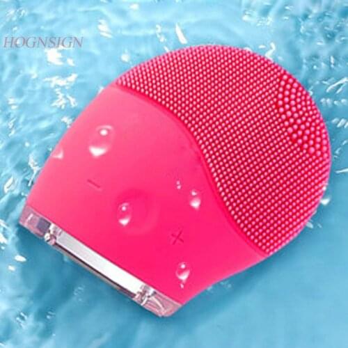 Washing Instrument Clean Pore Massage Electric Silicone Cleaner Tool Beauty Facial Cleansing Equipment Female Wash Artifact
