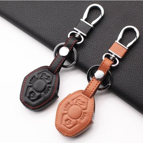 Leather car key cover car key case for BMW X3 X5 Z3 Z4 3 5 7 Series E38 E39 E46 E83 E53 E60 / E63 61/64 E83 E85 / E86 M5 325i