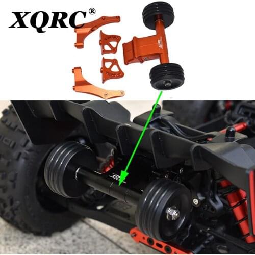 Rc car Upgraded part of arrma 1 / 5 Kraton 8s ara11002t1, aluminum alloy roll over roller, adjustable angle wind wing seat