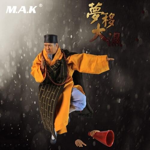 MV-029 1/6 Male Figure Shaolin Temple Abbot Wet Dream Master Head Clothes Accessories Model for 12'' Narrow Shoulder Body
