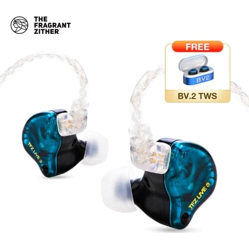 TFZ LIVE3 Monitor In Ear Earphone IEMS наушники Hybrid Technology Earphones Noise Cancelling Earbuds 2 Magnetic+1.0Teslas Unit