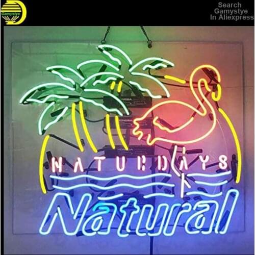 Neon Sign Natural Light Lamps Palm Tree Neon Light Wall Sign Margaritaville Beer Pub Cafe Neon Lamp Beer Bar Pub Lights Glass
