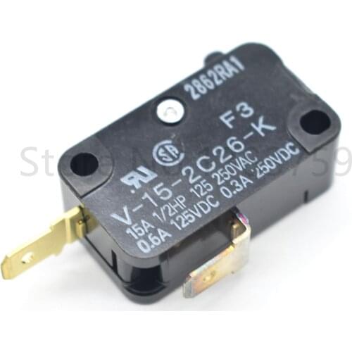 1 Pieces New original large micro switch V-15-2C26-K (F3) 2-pin normally closed type