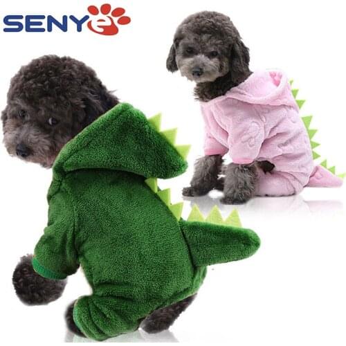 Dog clothing teddy bear Chihuahua autumn and winter clothes medium small dog pet Winter Fleece sportswear for small big dog
