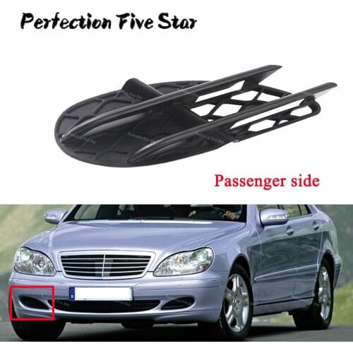2208851623 For Mercedes-Benz MB S-Class W220 2003 2004 2005 2006 Front Bumper Lower Grille Cover Cap Right