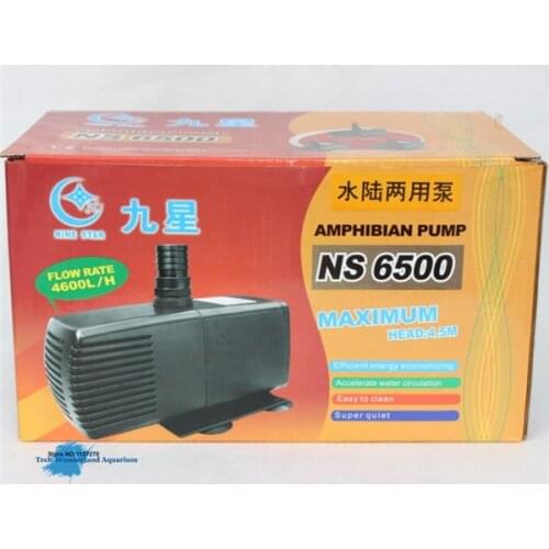 Submersible pump for aquarium fish tank pond pump amphibious large flow water pump MINJIANG NS 6500