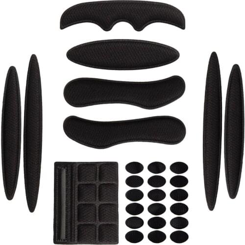 Helmet Padding Kit 27PCS Bicycle Replacement Universal Foam Pads Set Nylon Cushions for Cycling Riding Cycling Motorcycle Racing