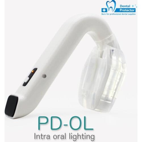 Dentist Wireless Rechargeable Intro Oral LED Lighting Easy Bite Block Light Lamp Suction Tip