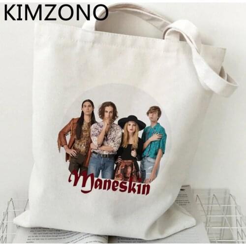 Maneskin shopping bag tote bolso bolsa handbag grocery bag sacola net custom