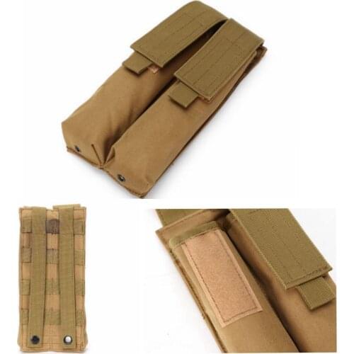 Tactical MOLLE P90 Magazine Pouch Double Stack Bag Mag Carrier Utility Case For Hunting Outdoors