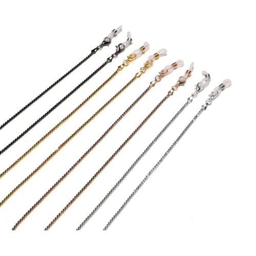 Thin Copper Chain Glasses Strap Sunglasses Chain Necklace Mask Lanyard Superlight Metal Rope