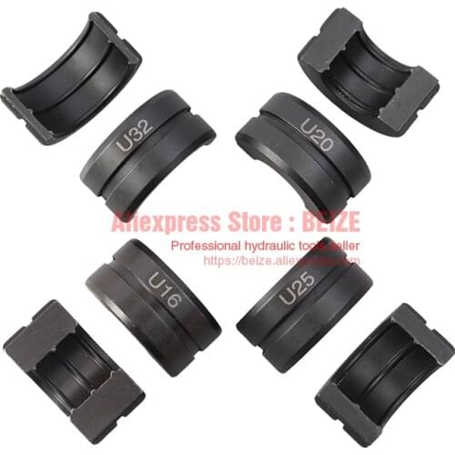 U Type Mould for Pex Pipe Crimping Tool GC-1632 / CW-1632 ,Crimping dies 16, 20, 25, 32mm,Hydraulic Crimp Jaws kit