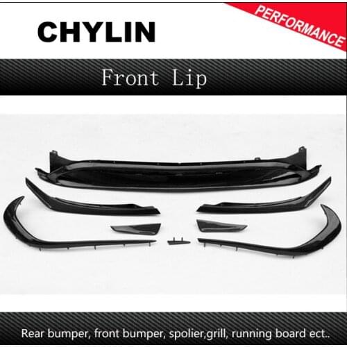 W176 ABS Front Bumper Lip Canards 8 pieces/set A45 for Benz A Class W176