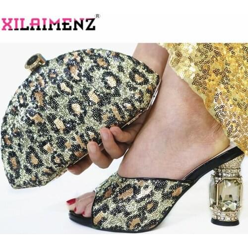 2019 High Quality and Special Design Woman Shoes And Matching Bag Set Italian Style Pumps Shoes And Bag Set For Wedding Party