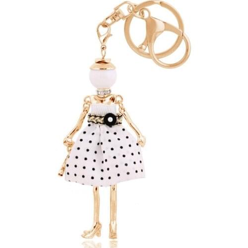 Women Fashion Jewelry Key Chain Charm Girl Cute Design Pendant Trendy New Bag Keychain Gift Wholesale