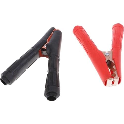 2x 1000A Black Red Insulated Battery Clip Clamp For Car Auto Vehicle
