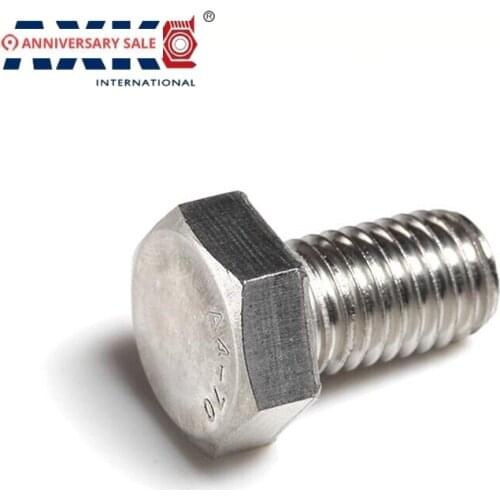5/16-18 5*16-18*1-1/2 5*16-18*1-3/4 1-1/2" 1-3/4" Inch Length 304 Stainless Steel UNC Coarse Thread Screw External Hexagon Bolt