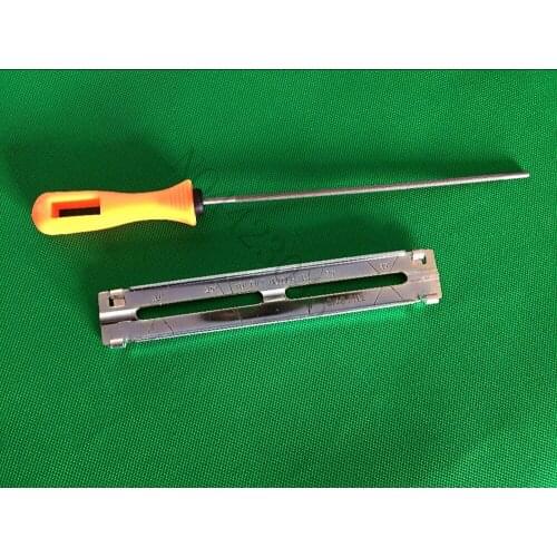 5/32'' Chainsaw Saw Chain File Filing Sharpening with Wooden Holder 4.0mm Round